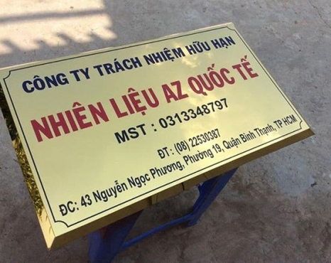 Biển Hiệu Công Ty Bằng Đồng Không Gỉ