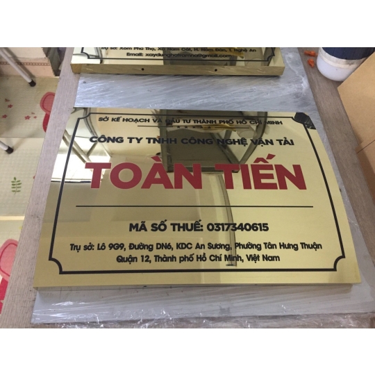 Biển Số Nhà Inox