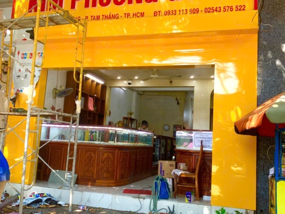 Thi công bảng hiệu tiệm vàng Kim Phượng Gold tại Vũng Tàu